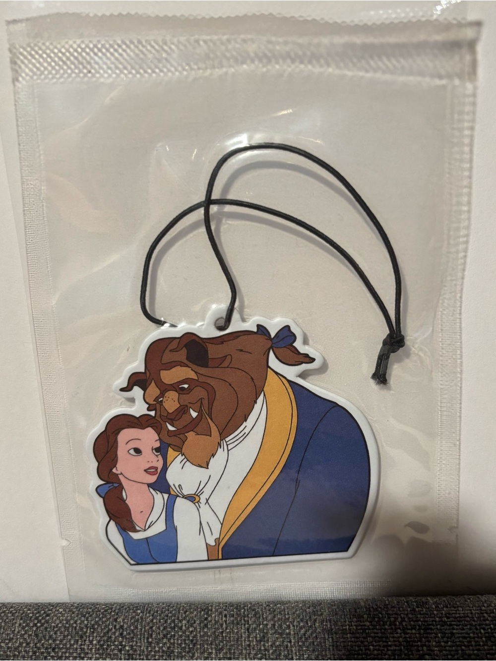 Beauty and the Beast Hanging car air freshener - new